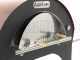 AgriEuro Premium Line Cibus Red - Outdoor wood-fired pizza oven 100x80 - 5 pizzas
