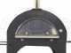 AgriEuro Premium Line Cibus Red - Outdoor wood-fired pizza oven 100x80 - 5 pizzas