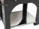 AgriEuro Premium Line Cibus Red - Outdoor wood-fired pizza oven 100x80 - 5 pizzas