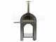 AgriEuro Premium Line Cibus Inox - Outdoor wood-fired pizza oven 60x60 - 2 pizzas
