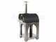AgriEuro Premium Line Cibus Inox - Outdoor wood-fired pizza oven 60x60 - 2 pizzas