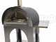 AgriEuro Premium Line Cibus Inox - Outdoor wood-fired pizza oven 60x60 - 2 pizzas