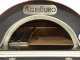 AgriEuro Premium Line Cibus Red - Forno a legna per pizza da esterno 60x60 - 2 pizze