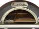 AgriEuro Premium Line Cibus Red - Forno a legna per pizza da esterno 60x60 - 2 pizze