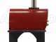 AgriEuro Premium Line Cibus Red - Forno a legna per pizza da esterno 60x60 - 2 pizze