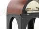 AgriEuro Premium Line Cibus Red - Forno a legna per pizza da esterno 60x60 - 2 pizze