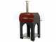 AgriEuro Premium Line Cibus Red - Forno a legna per pizza da esterno 60x60 - 2 pizze