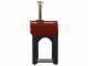 AgriEuro Premium Line Cibus Red - Forno a legna per pizza da esterno 60x60 - 2 pizze