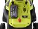 Ryobi RY18LM37A-240 - Battery-powered Lawn Mower - 37 cm Cut - 2x18V/4Ah