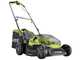 Ryobi RY18LM37A-240 - Battery-powered Lawn Mower - 37 cm Cut - 2x18V/4Ah