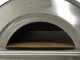 AgriEuro Premium Line Cibus Inox - Outdoor wood-fired pizza oven 100x80 - 5 pizzas