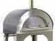 AgriEuro Premium Line Cibus Inox - Outdoor wood-fired pizza oven 100x80 - 5 pizzas