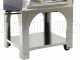 AgriEuro Premium Line Cibus Inox - Outdoor wood-fired pizza oven 100x80 - 5 pizzas