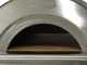 AgriEuro Premium Line Cibus Inox - Outdoor wood-fired pizza oven 100x80 - 5 pizzas