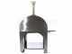 AgriEuro Premium Line Cibus Inox - Outdoor wood-fired pizza oven 100x80 - 5 pizzas