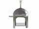 AgriEuro Premium Line Cibus Inox - Outdoor wood-fired pizza oven 100x80 - 5 pizzas