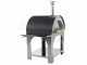 AgriEuro Premium Line Cibus Inox - Outdoor wood-fired pizza oven 100x80 - 5 pizzas