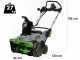 EGO SNT2120E-AP - Cordless snow thrower - WITHOUT BATTERY AND BATTERY CHARGER