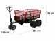 GeoTech-Pro E-Truck 600 - 48V 15Ah Battery Electric Wheelbarrow with Trailer