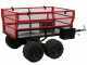 GeoTech-Pro E-Truck 600 - 48V 15Ah Battery Electric Wheelbarrow with Trailer