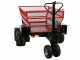 GeoTech-Pro E-Truck 600 - 48V 15Ah Battery Electric Wheelbarrow with Trailer