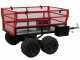 GeoTech-Pro E-Truck 600 - 48V 15Ah Battery Electric Wheelbarrow with Trailer