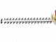 Blue Bird HTE 600 - Electric hedge trimmer with 51 cm blade - 600W