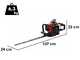 Blue Bird HT 261 - Petrol hedge trimmer with 61 cm blade - 25.4 cc
