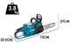 Makita XGT UC021GZ - 40V Battery-powered electric saw - 30cm cut - WITHOUT BATTERY AND CHARGER