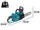 Makita XGT UC024GZ - 40V Battery-powered electric saw - 30cm cut - WITHOUT BATTERY AND CHARGER