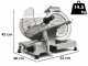 G3 Ferrari Emilia 250 Silver - Slicer with stainless steel blade 250 mm - 240W