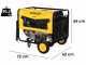 Stanley SG 4200B-1 - Petrol Generator - AVR - 4.3 kW - Continuous 4.0 kW Single Phase