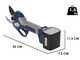 Bullmach ARTEMIS 45 - Electric Pruning Shear on 150-210 cm Extension Pole - 2x 21.6V 4Ah