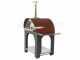 Cibus Red outdoor wood-fired pizza oven - 4 pizzas