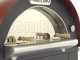 Cibus Red outdoor wood-fired pizza oven - 4 pizzas
