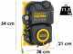 Stanley Wall Tech Pro - Single-phase electric wall-mounted, oil-less air compressor - 1.5 HP motor - 2 lt.