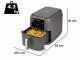 Girmi FG92 Ecofrit Deep - Digital Air Fryer 8L