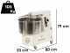 Spiralmac SV44VV - Spiral mixer - 10 speeds - 44 Kg