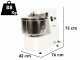 Fimar 30LN - Spiral Mixer - Three-Phase - 25 Kg - 2 Speeds