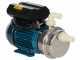 Tellarini ALM 25 MS - Electric Stainless Steel Transfer Pump - NYLON Straight + Curved Fittings