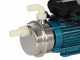 Tellarini ALM 25 MS - Electric Stainless Steel Transfer Pump - NYLON Straight + Curved Fittings