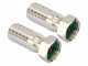 Tellarini ALT 30 - Electric Stainless Steel Oil Transfer Pump - STAINLESS STEEL Straight Fittings - Three-phase