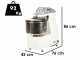 Fimar 25SB - Spiral Kneader - Three Phase - 25 Kg - 2 Speeds