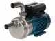 Tellarini ALM 30 - Electric Stainless Steel Oil Transfer Pump - STAINLESS STEEL Straight + Curved Fittings