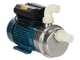Tellarini ALM 40 - Electric Stainless Steel Oil Transfer Pump - NYLON Straight + Curved Fittings