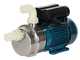 Tellarini ALM 40 - Electric Stainless Steel Oil Transfer Pump - NYLON Straight + Curved Fittings