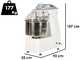 Fimar 50SB - Spiral Kneader - Three Phase - 50 Kg - 2 Speeds