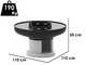 Palazzetti Efesto 110 - masonry wood and charcoal barbecue