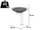 Palazzetti Apollo 60 - Masonry wood and charcoal barbecue
