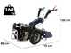 BullMach Chimera 400 - Diesel two-wheel tractor - 418cc - 9.6 HP
